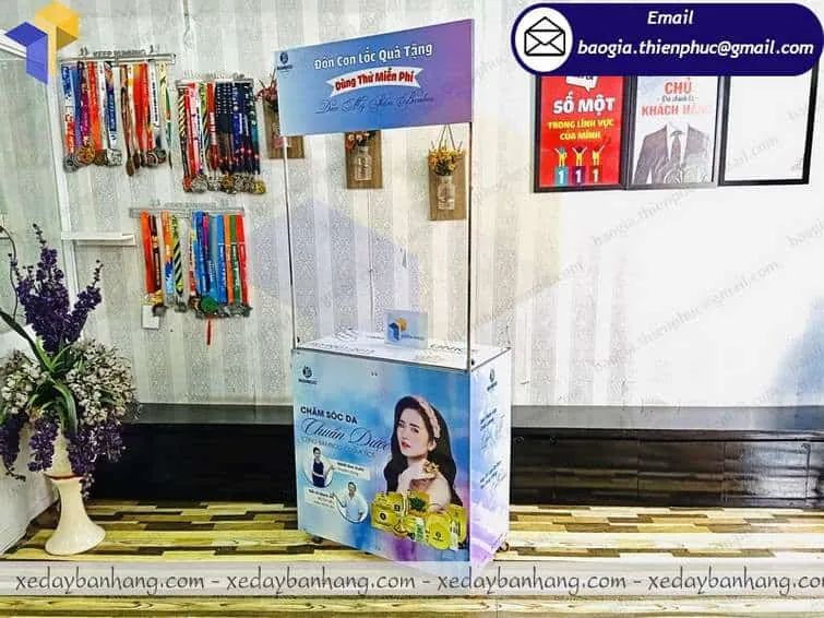 sản xuất booth trưng bày sản phẩm