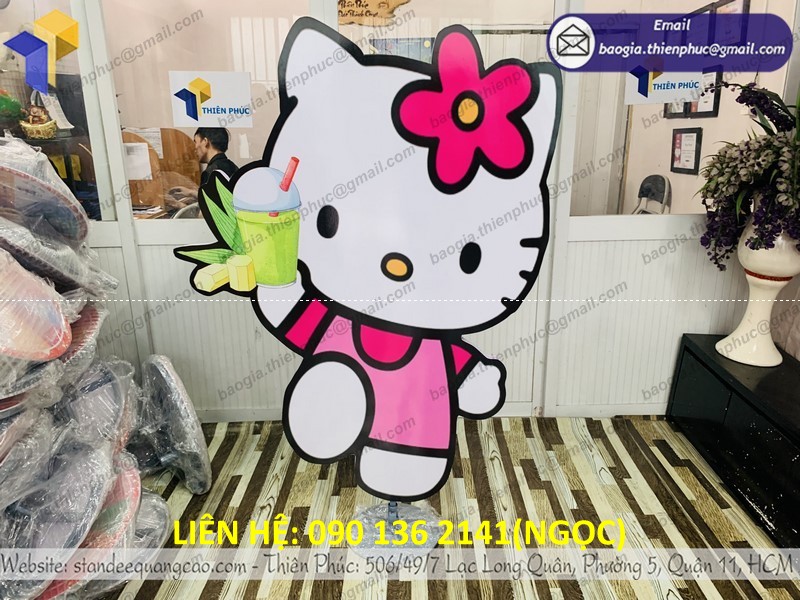 standee mô hình quảng cáo nước mía