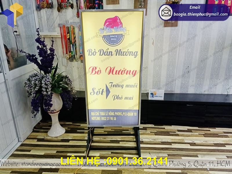 standee quảng cáo đẹp tai tphcm