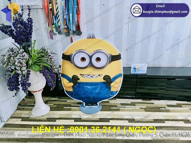 thiết kế mô hình minion hoạt hình