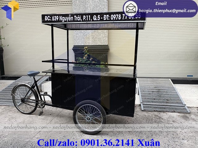 thiết kế xe bán cafe lưu động