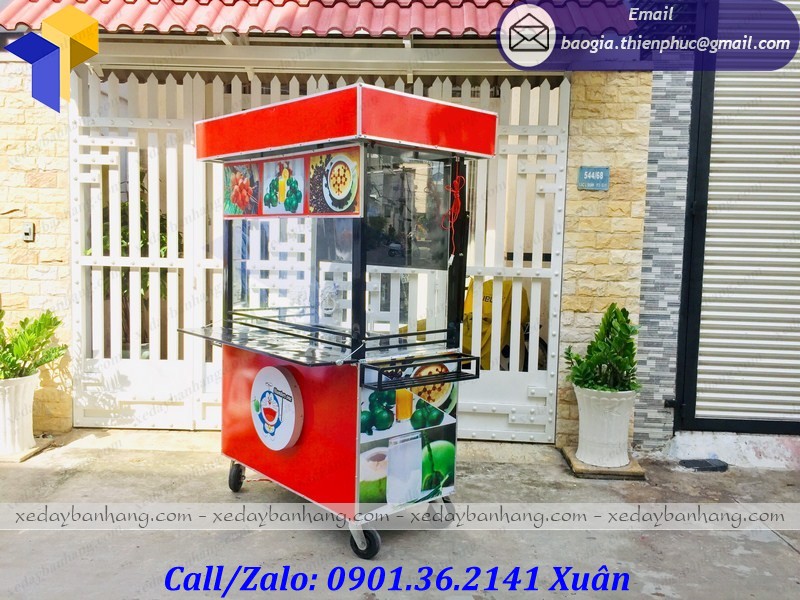 thiết kế xe bán nước giải khát