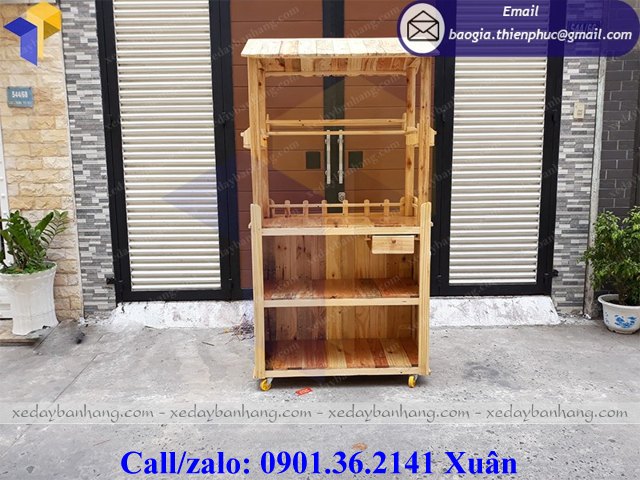 thiết kế xe bán trà sữa