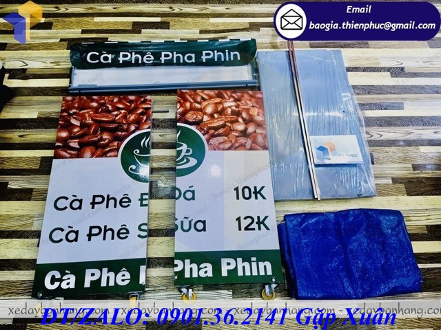 tủ bán cafe xếp gọn