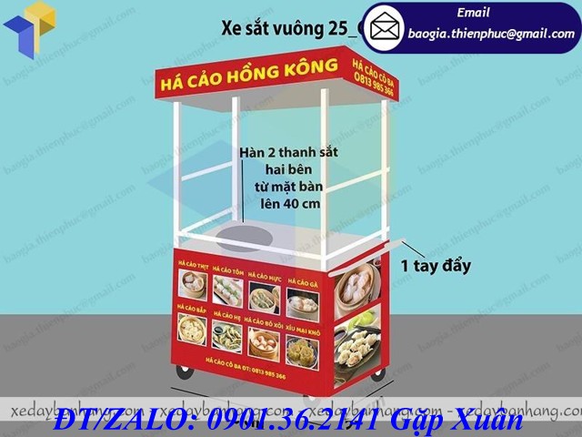 tủ bán há cảo giá rẻ