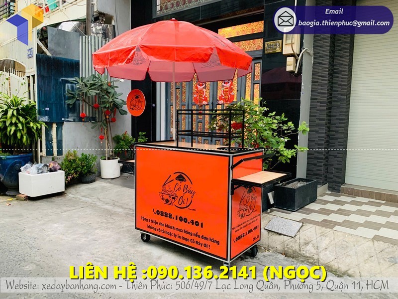 tủ bán thức ăn nhanh