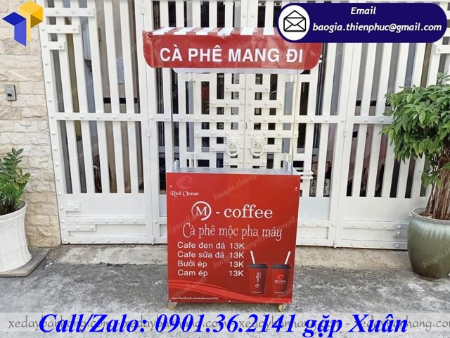 tủ lắp ráp bán cafe