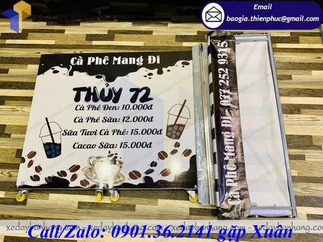 tủ tháo lắp bán cafe di động