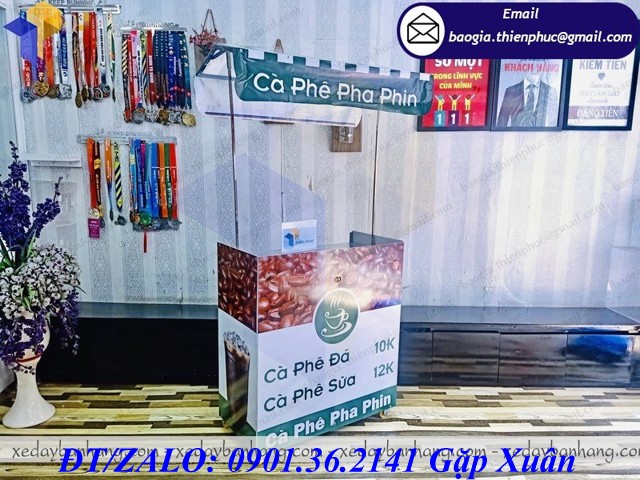 tủ tháo lắp bán cafe