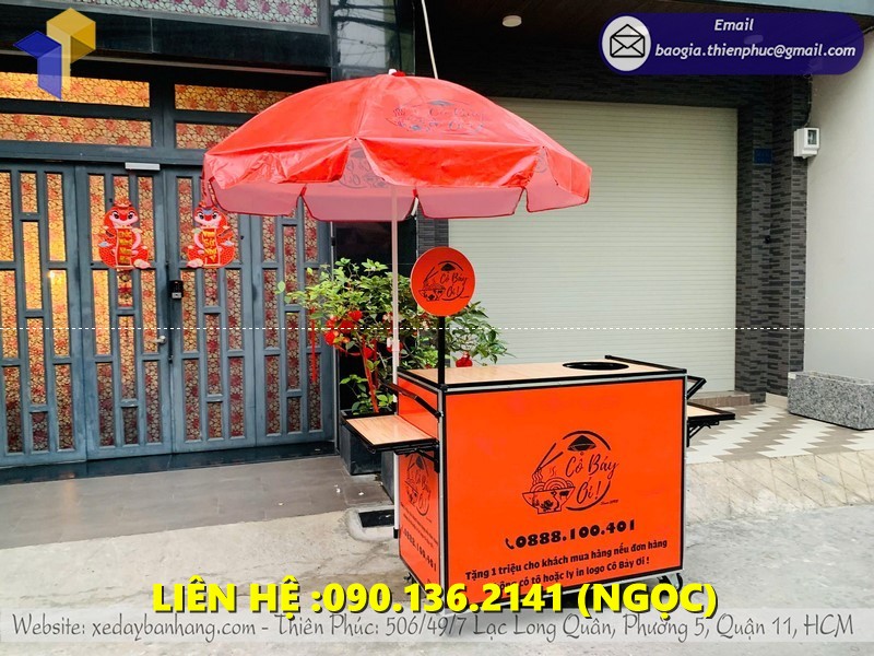 tủ xe bán thức ăn nhanh