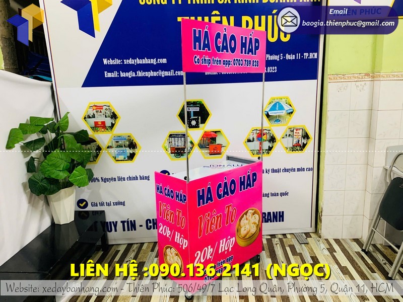 tủ xếp bán đồ ăn vặt