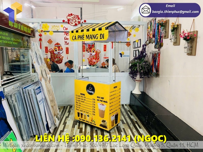 xe bán cafe giá rẻ