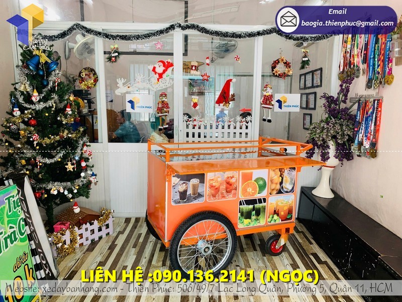xe bán cafe lưu động