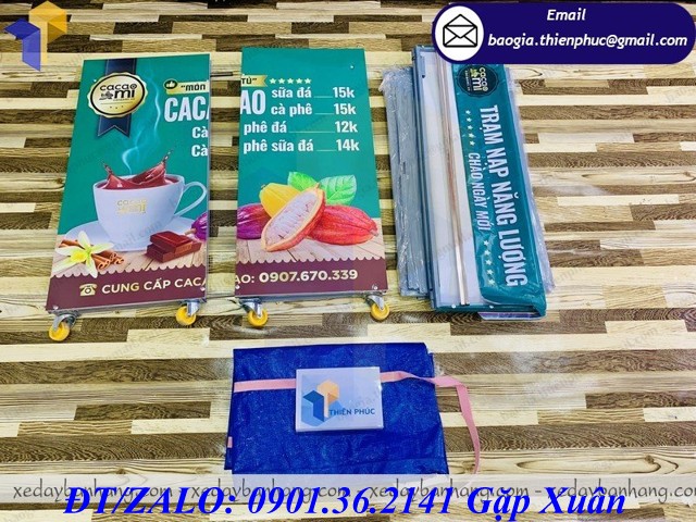 xe bán cafe tháo lắp