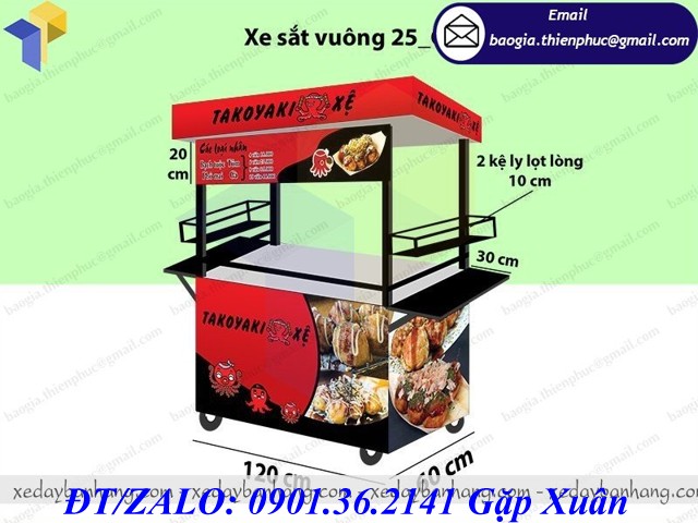 xe bán đồ ăn nhật giá rẻ