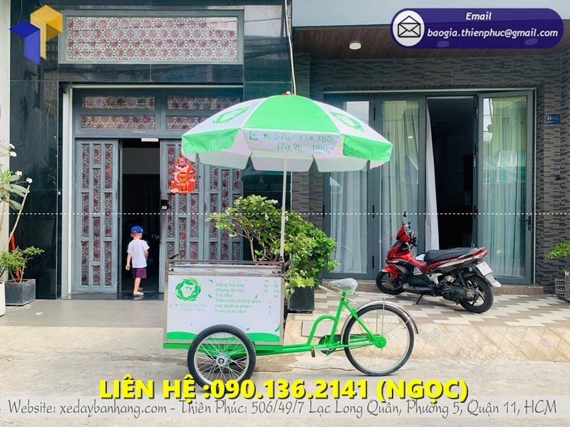 xe bán hồng trà giá rẻ