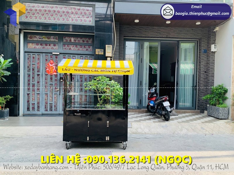 xe bán lẩu lưu động