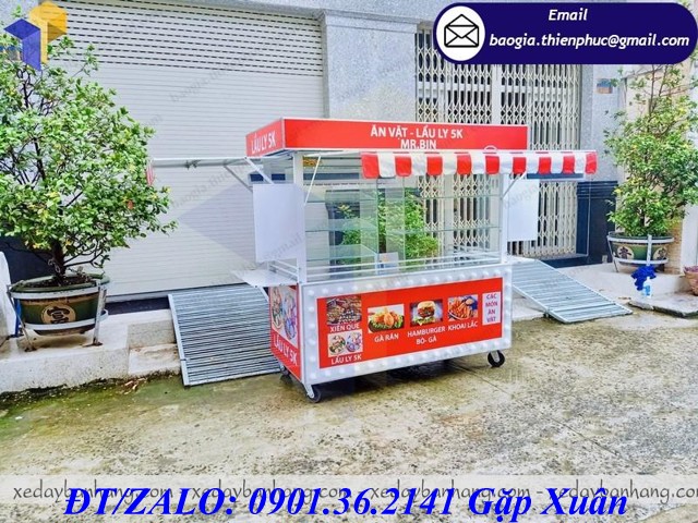 xe bán lẩu ly giá rẻ