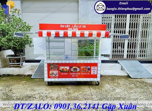 xe bán lẩu ly tự chọn