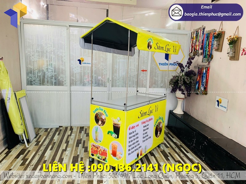 xe bán nước sâm lạnh