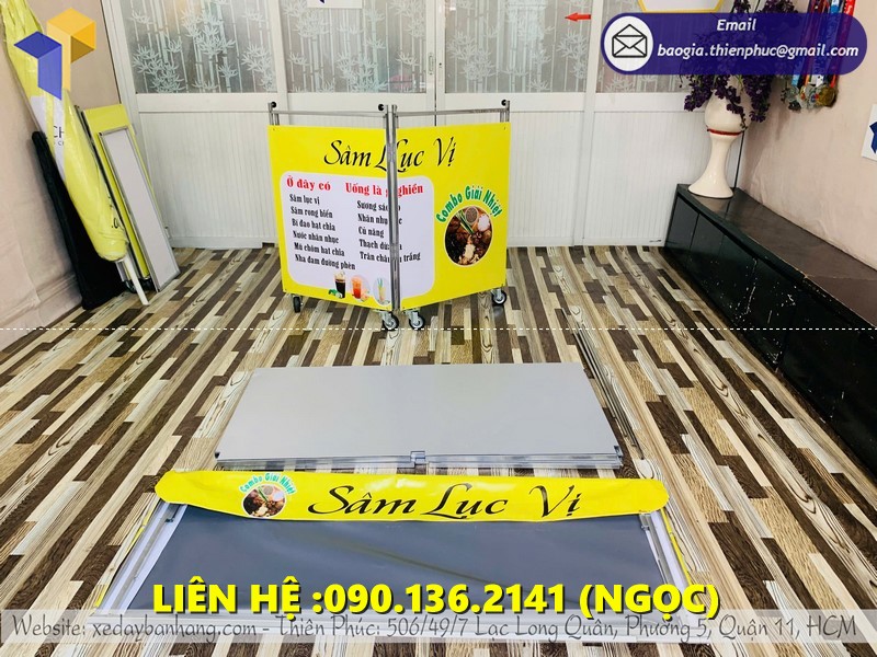 xe bán sâm lạnh giải khát