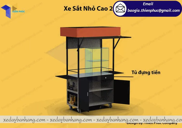 xe bán trà sữa đường đen giá rẻ