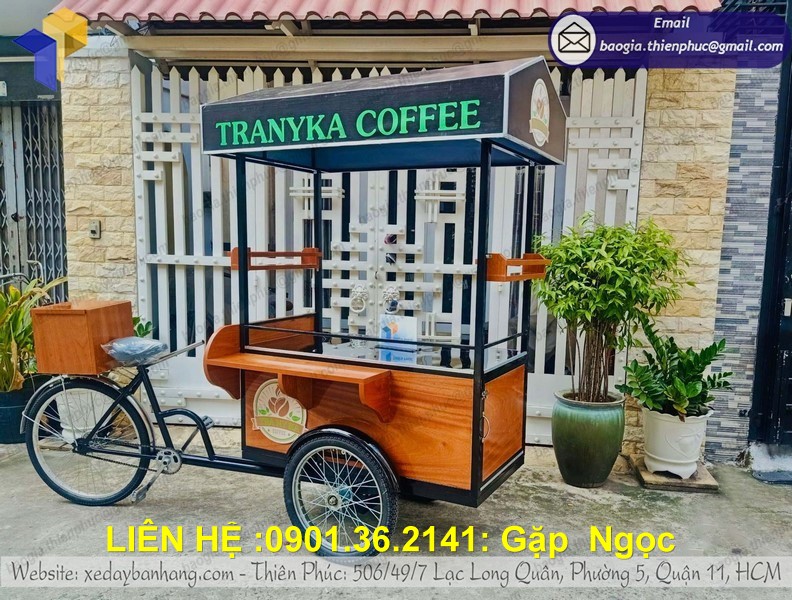 xe bike bán coffe giá rẻ