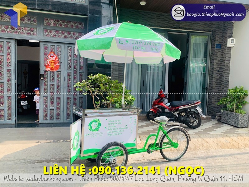 xe đạp bán nước giải khát