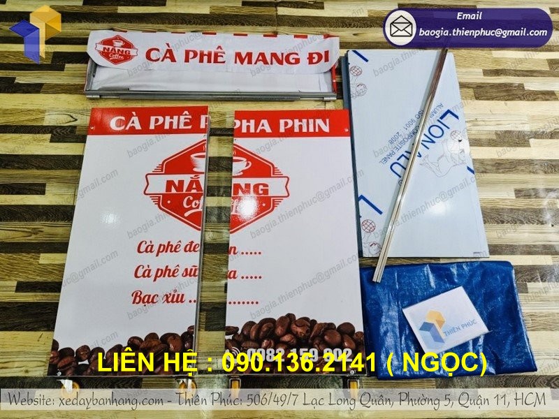 xe cà phê lắp ráp gấp gọn giá rẻ nhất tại xưởng