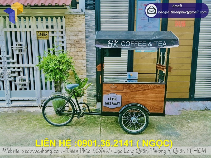 xe đạp bike bán cafe lưu động