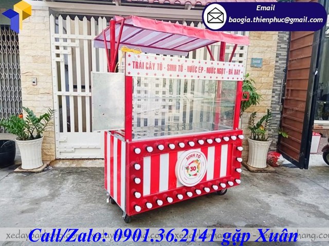 xe đẩy bán sinh tố