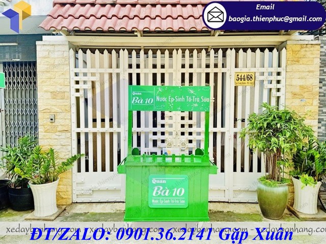 xe gỗ bán sinh tố bao nhiêu