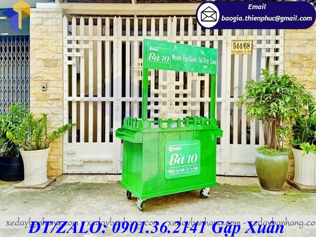 xe gỗ bán sinh tố giá rẻ