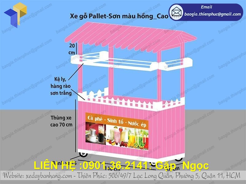 xe gỗ  bán sinh tố nước ép gia rẻ nhất