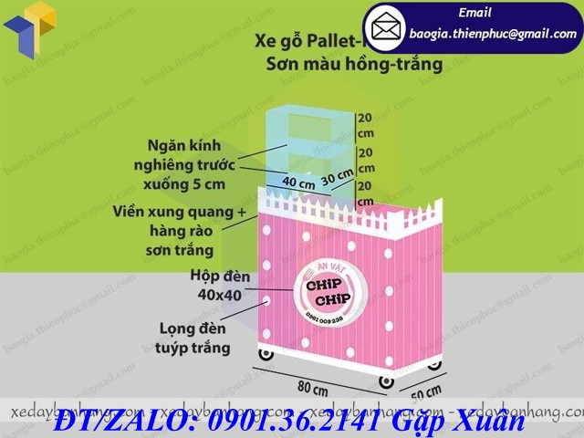 xe gỗ bán thức ăn nhanh quận 11