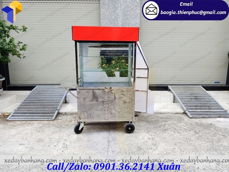 xe inox bán bánh mì giá rẻ