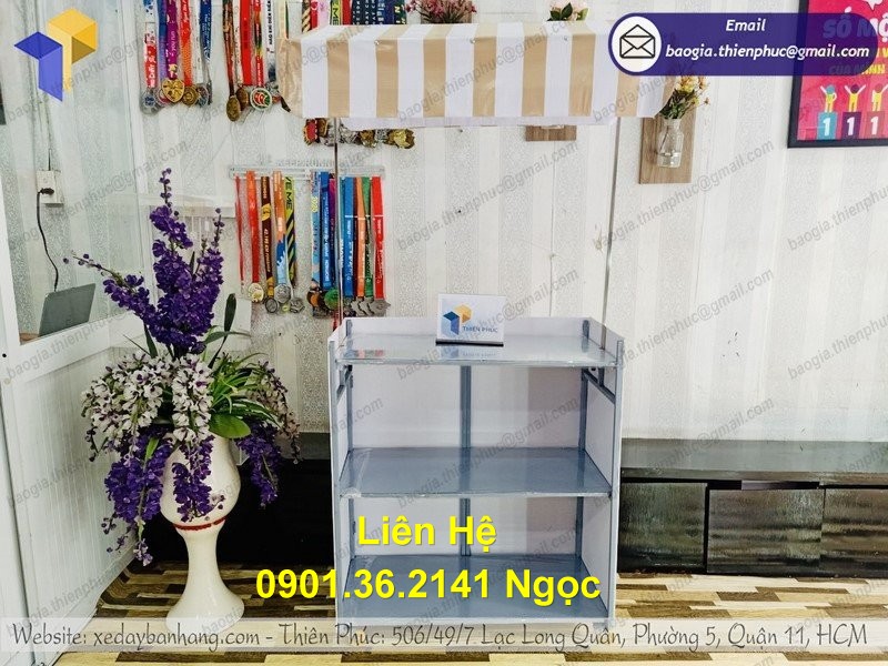 xe lắp ráp bán bánh mì xíu mại hcm