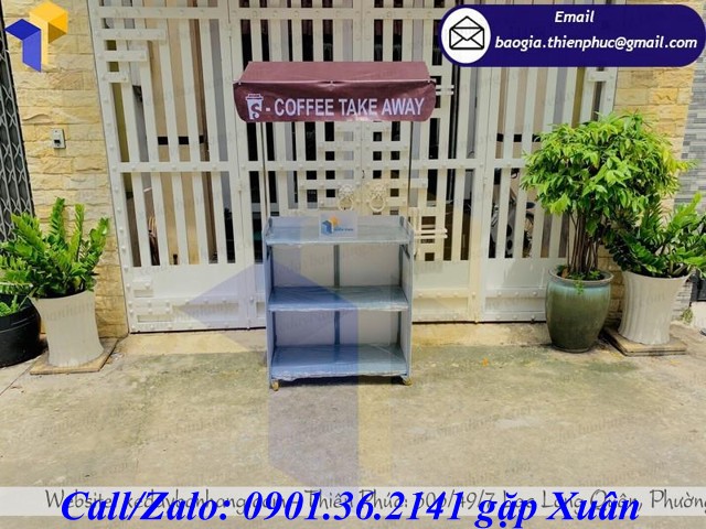 xe lắp ráp bán cà phê