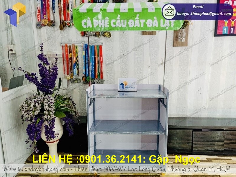 xe lắp ráp bán hàng câ phê lưu động hcm giá rẻ