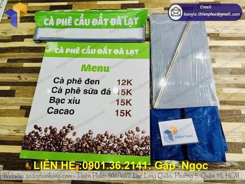xe lắp ráp bán hàng câ phê