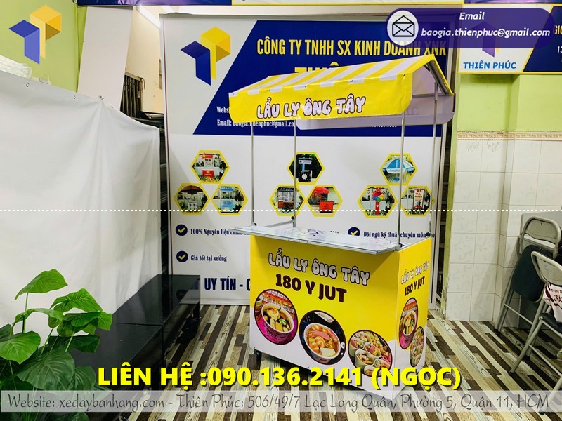 xe lẩu ly gấp gọn