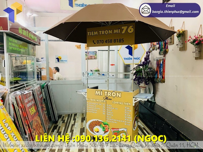 xe mì trộn indomie