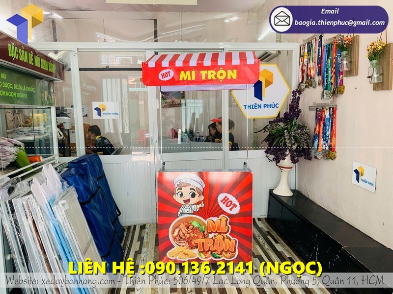 xe mì trộn lắp ráp