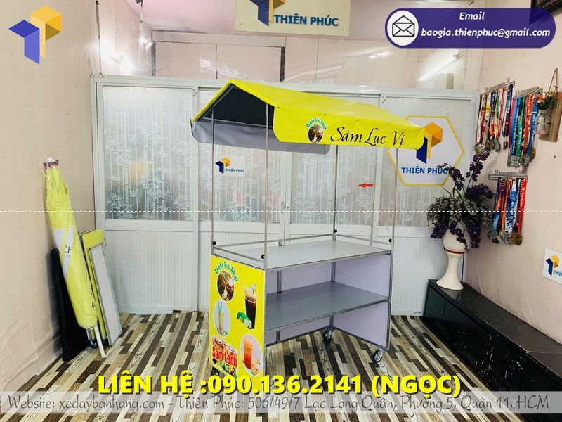 xe nước sâm gấp gọn