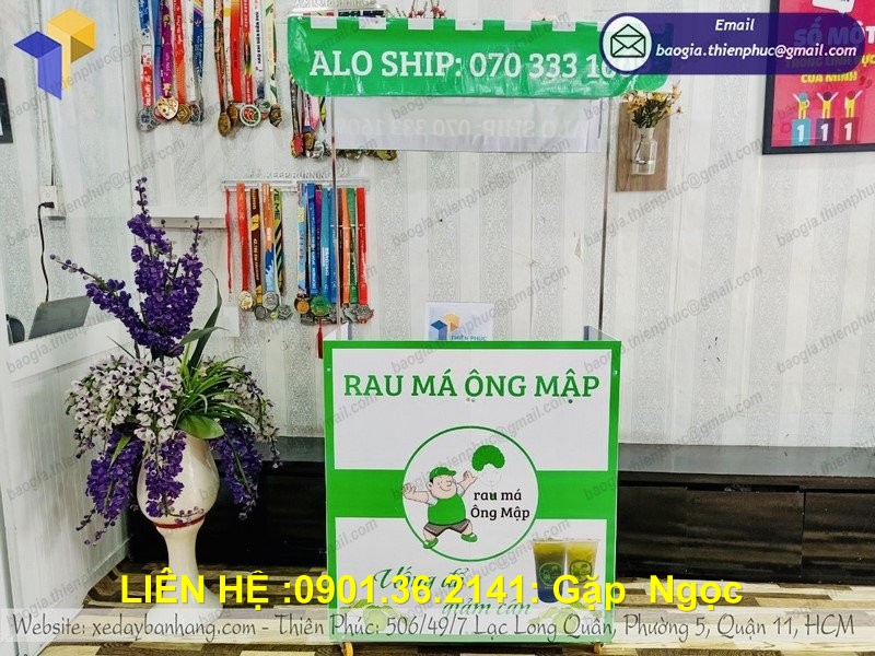 xe rau má ông mập lắp ráp giá rẻ tại tphcm