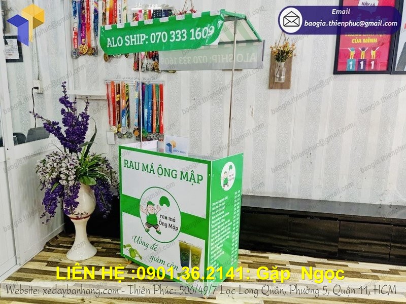 xe rau má ông mập lắp ráp giá rẻ tại tphcm
