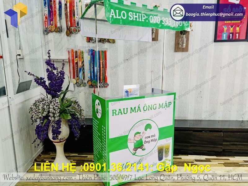 xe rau má ông mập lắp ráp giá rẻ