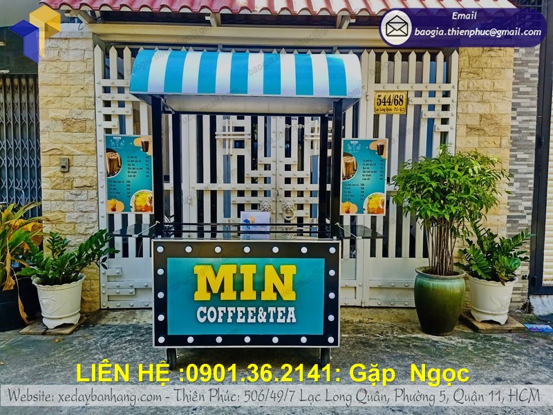 xe sắt bán cà fe