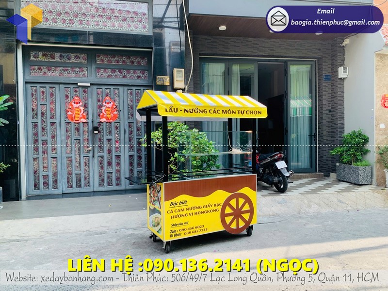 xe sắt bán lẩu giá rẻ