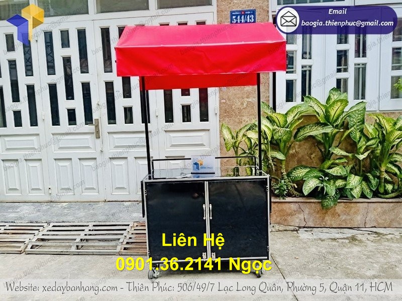 xe sắt đồ ăn vặt hcm
